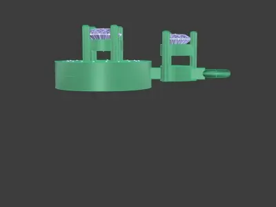 Diamond Gemstone Pendant Necklace Emeralds Topaz Gold Jewelry 3D print model