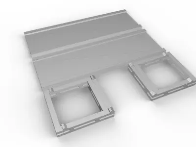 Living Room Rack 02 with 3 Different Sizes 3D print model