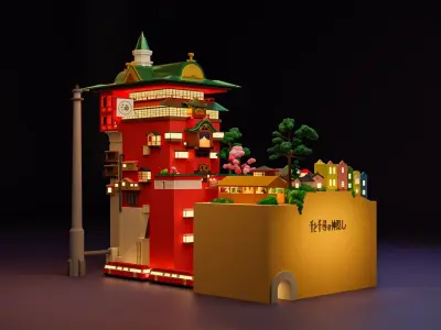 Spirited Away Free 3D model