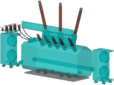 Power Transformer 3D print model