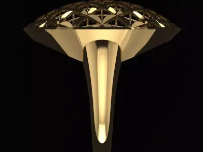  Minimalist Turkish Ring 3D print model