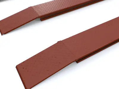 Repair Ramps Low-poly 3D model