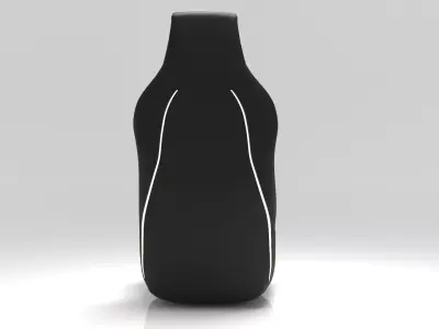 Futuristic Car Seat  Low-poly 3D model