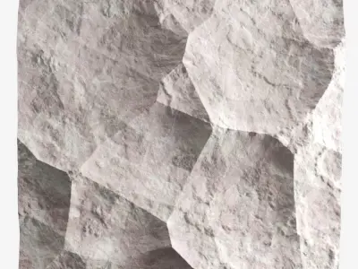 394-RockPanel sandstone wall art 3D model