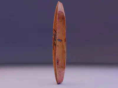 African Mask 06  Low-poly 3D model