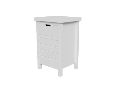 Set Of Coasted Bedside Table 3D model