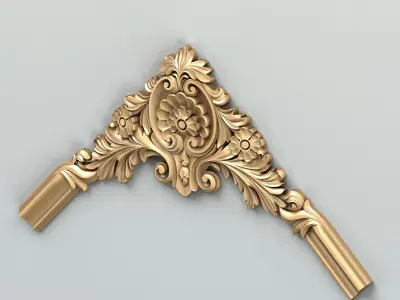 Corner decor 024 3D model