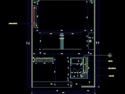 An architectural style homestay  in China 3D model