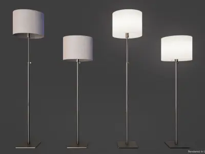 Floor Lamps PBR Game Ready Low-poly 3D model