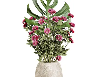 bouquet 3D model 9