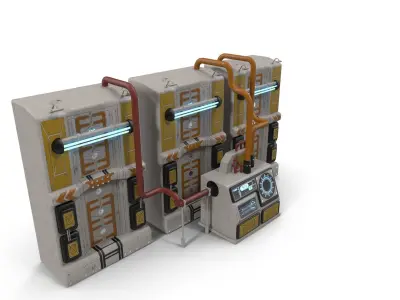 Control cabinet 3D model