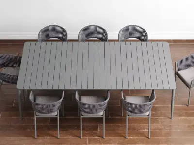 Santa Monica Dining  3D model