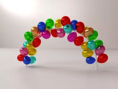 Balloon Arch 3D model