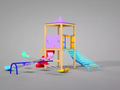 Playground Quattro 3D model
