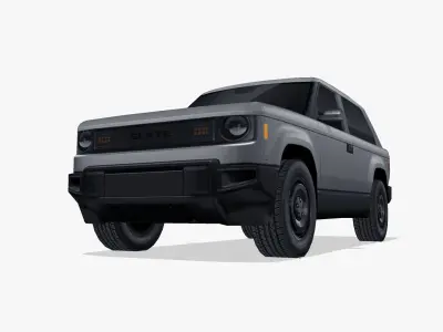 Slate SUV Fastback 2027 Low-poly 3D model