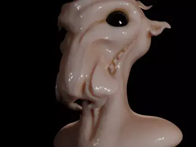 Alien character Free 3D model purchase