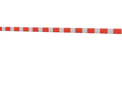 Barrier Gate Low-poly 3D model