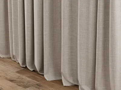 Curtain 001 3D model
