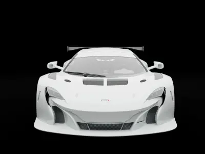 Mclaren realistic rendering and modeling 3D model