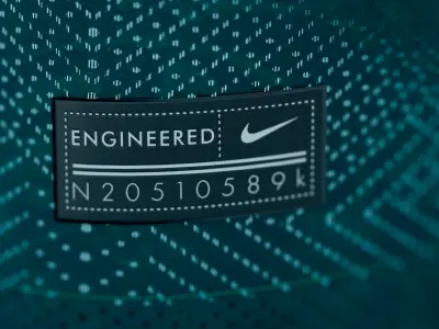 Nike Jersey Nigeria 2023 - CLO 3D 3D model
