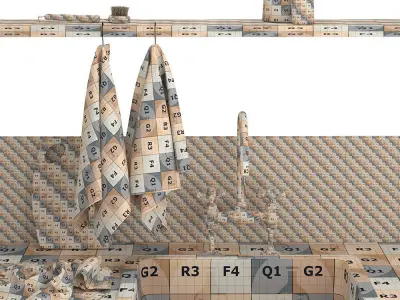 Decoration Set - Kitchen 03 3D model