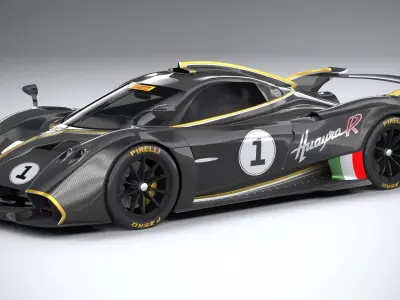 Pagani Huayra R 2021 3D model