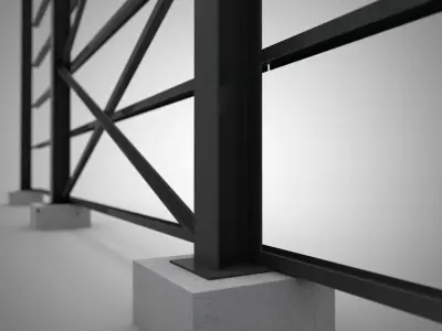 Structural Hall 3D model