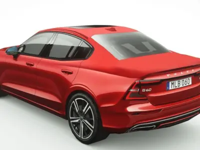 Volvo S60 2019 Low-poly 3D model