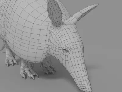 Armadillo Low-poly 3D model