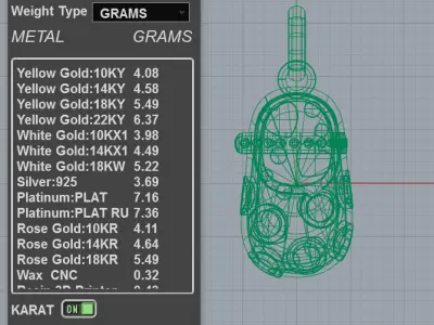 Baby Shoe Charm Necklace  3D print model
