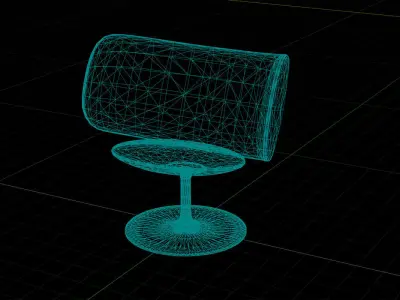 PlusHalle Stella Chair UE4 Low-poly 3D model