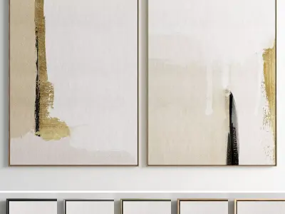 Photo Frame 133 Low-poly 3D model