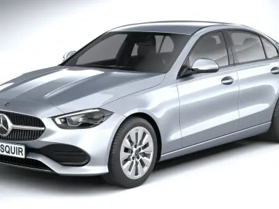 Mercedes-Benz C-Class Basic 2022 3D model