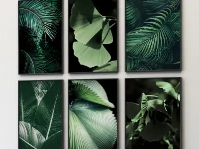 JUNIQE Tropical Set-03 3D model