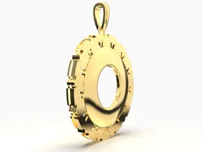 KALEJA GOLD PENDANT 3D print model