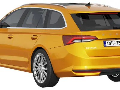 Skoda Octavia Combi 2025 3D model