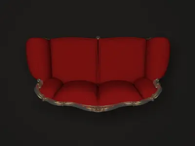 Sofa luxury 3D model get