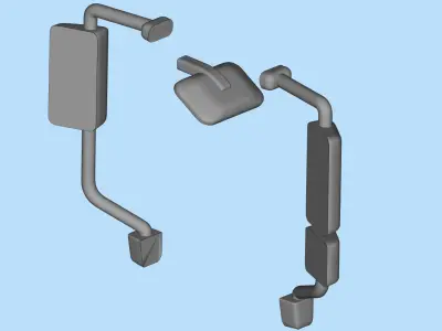 Free download Mirror for old truck 3D Printable STL Model  Free 3D print model