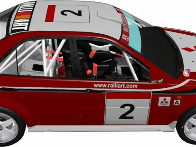 Mitsubishi EVO V 3D model