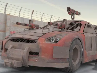 Apocalyptic GT-R 3D model