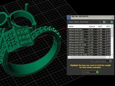 Stylish Wedding Daimond Ring 3d Pdel 3D print model