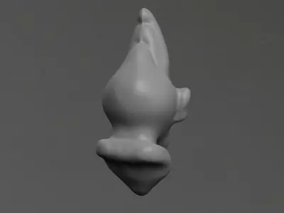 Shark Man Low-poly 3D model