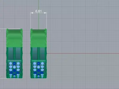 roberto coin venetian princess earrings 3D print model