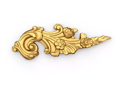 Classic decor ornament carved 23 3D model
