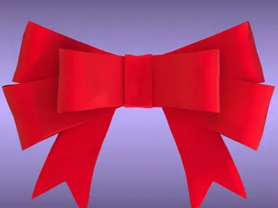 gift bow 3D model