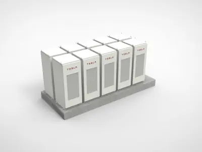 Tesla powerpack 3D model