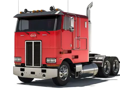 Peterbilt 362 6x4 1981 3D model