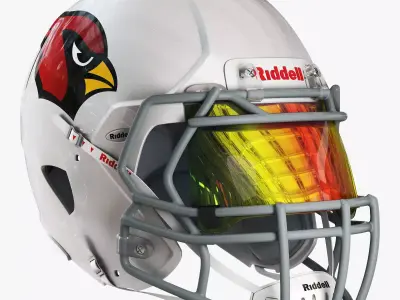 Riddell speed helmet arizona cardinals 3D model