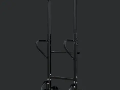 Power Tower Pull Up Bar and Dip Station 3D model