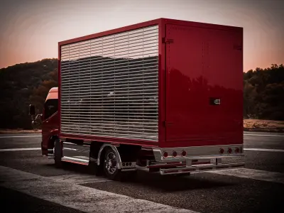 Hino 300 Dutro Pro 2023 Box Truck 3D model